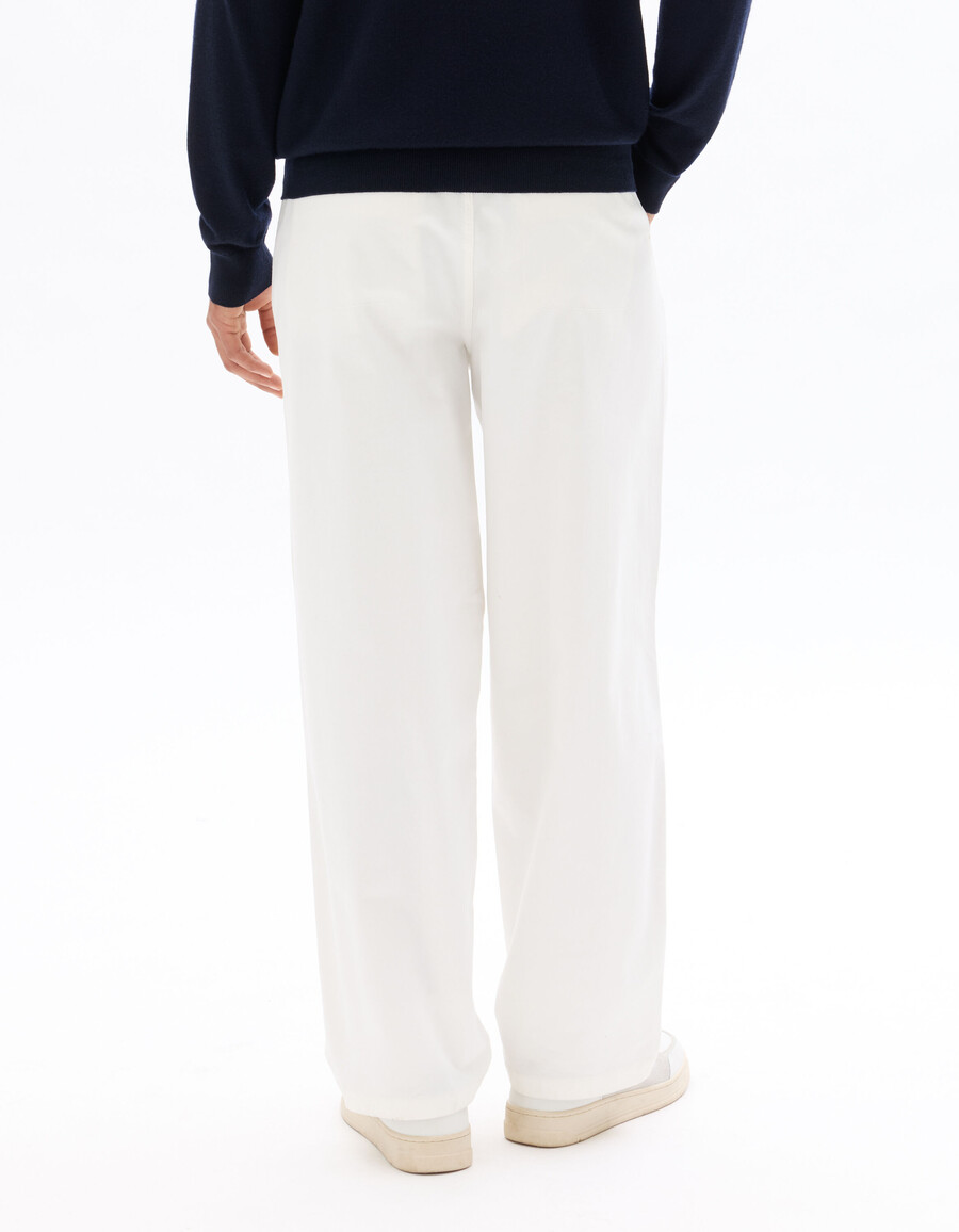 pantalones chinos holgados de algodón elástico