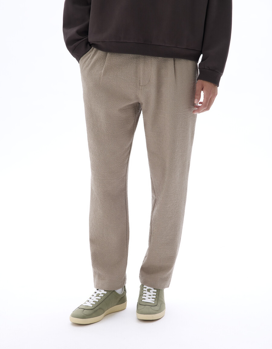 pantalones ajustados de seersucker 24h