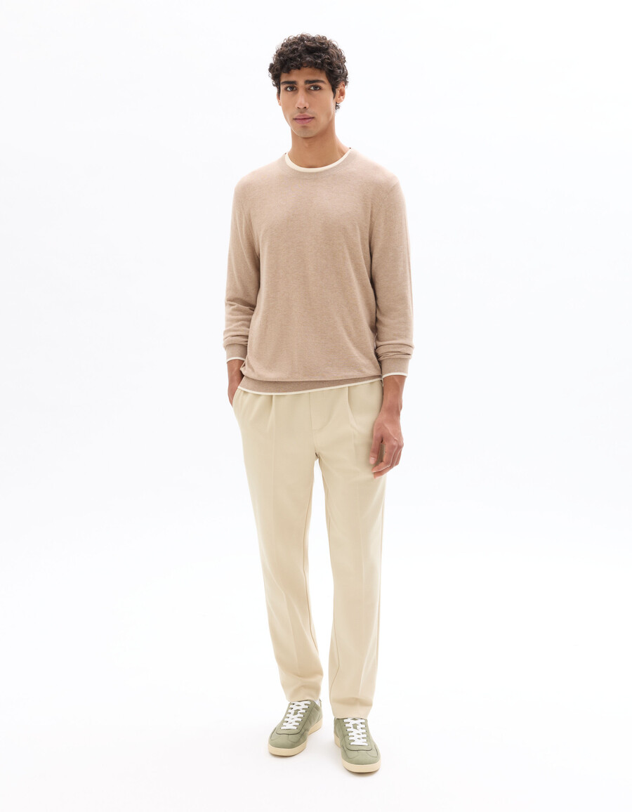 pantalones de sarga ajustados 24h