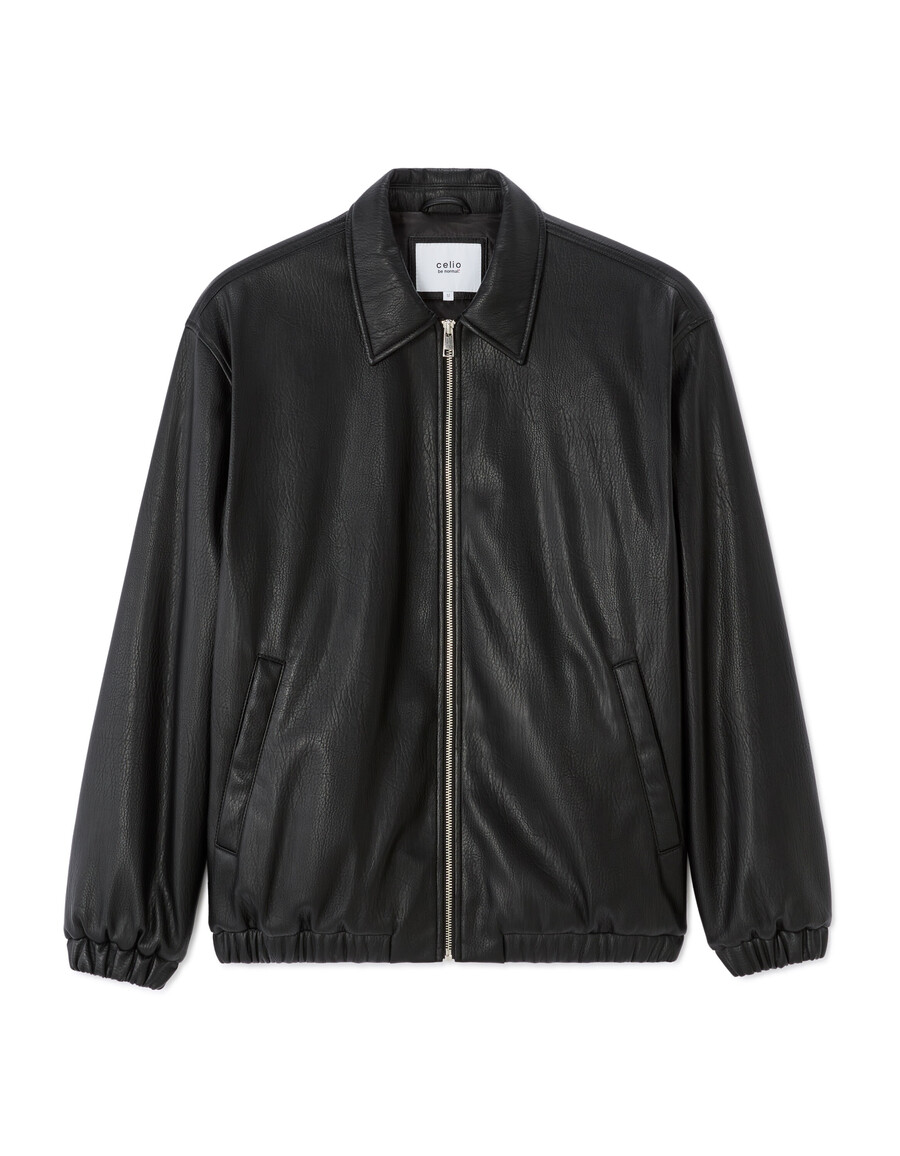 chaqueta de ante sintético