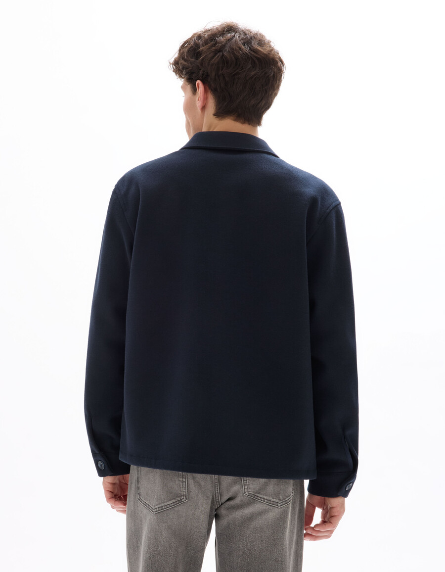 chaqueta de mezcla de lana sin forro woolness