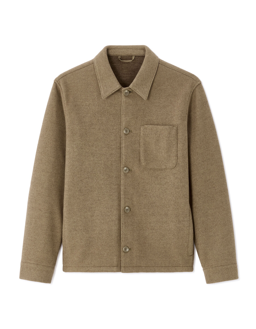 chaqueta de mezcla de lana sin forro woolness