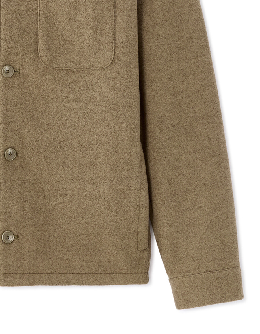 chaqueta de mezcla de lana sin forro woolness
