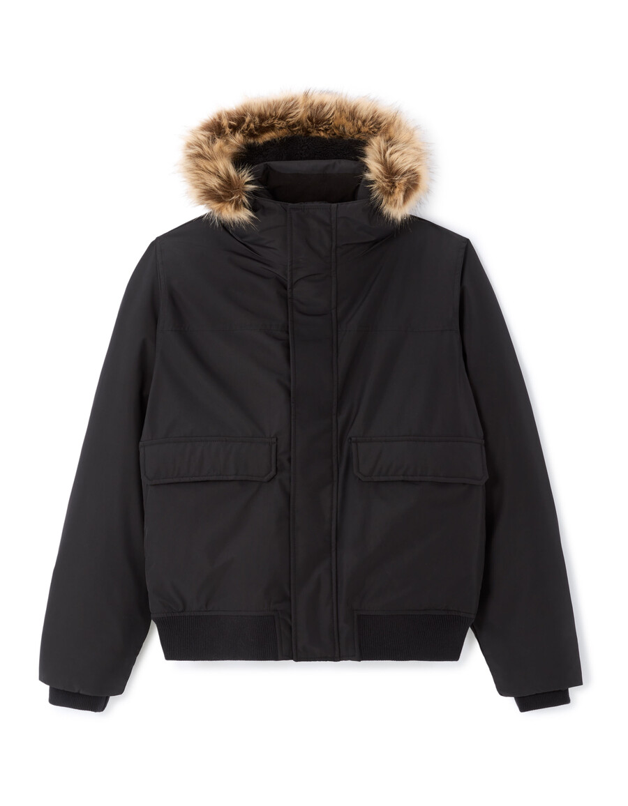 chaqueta con capucha para clima frío extremo dualtech down and feather
