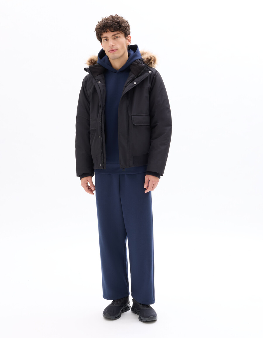 chaqueta con capucha para clima frío extremo dualtech down and feather
