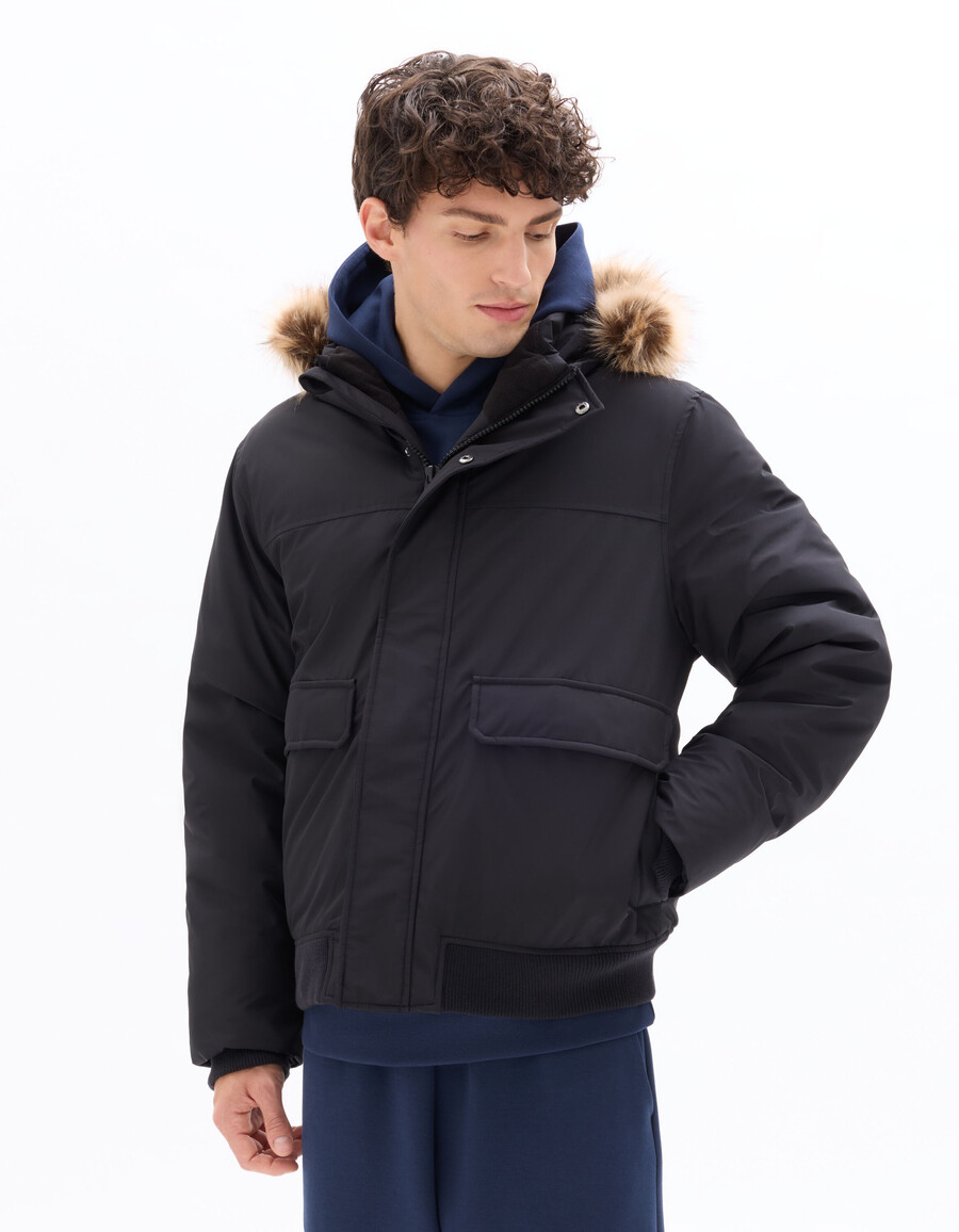 chaqueta con capucha para clima frío extremo dualtech down and feather