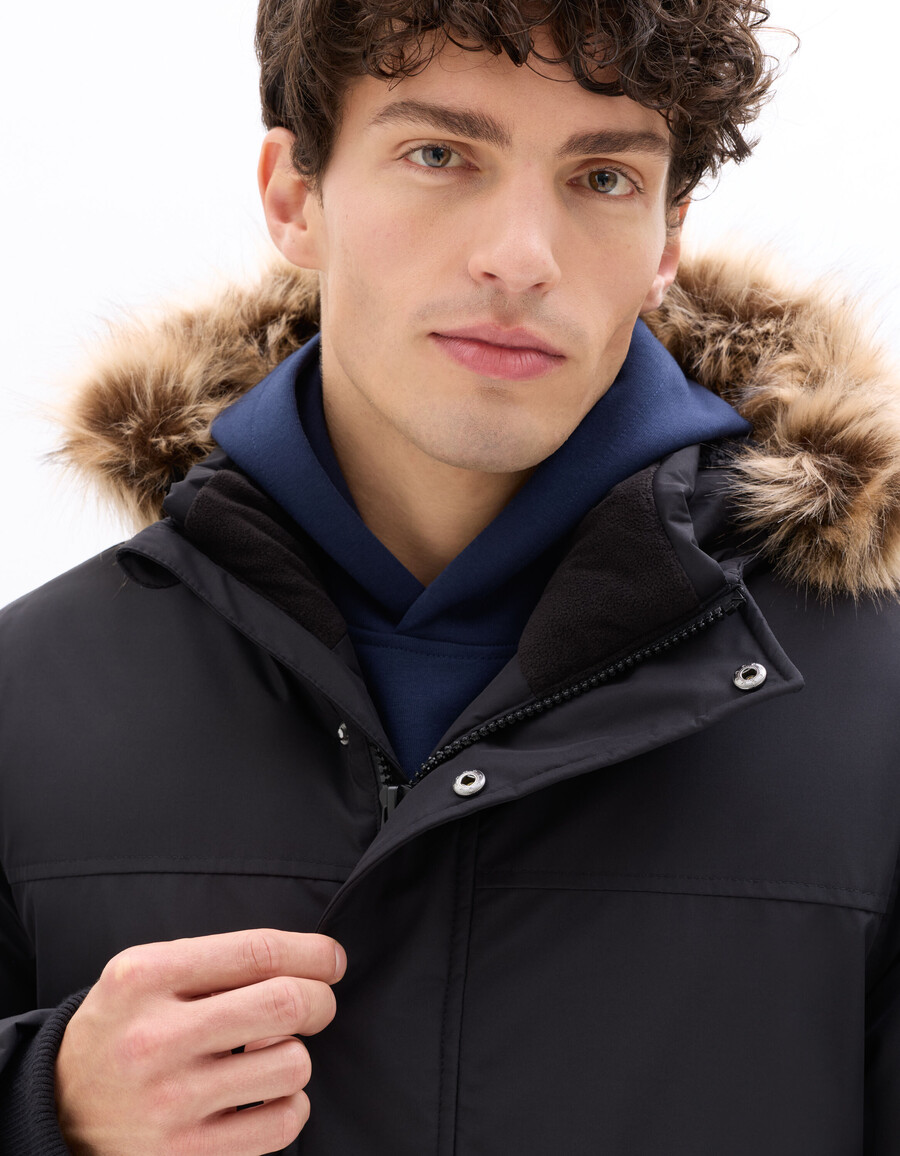 chaqueta con capucha para clima frío extremo dualtech down and feather