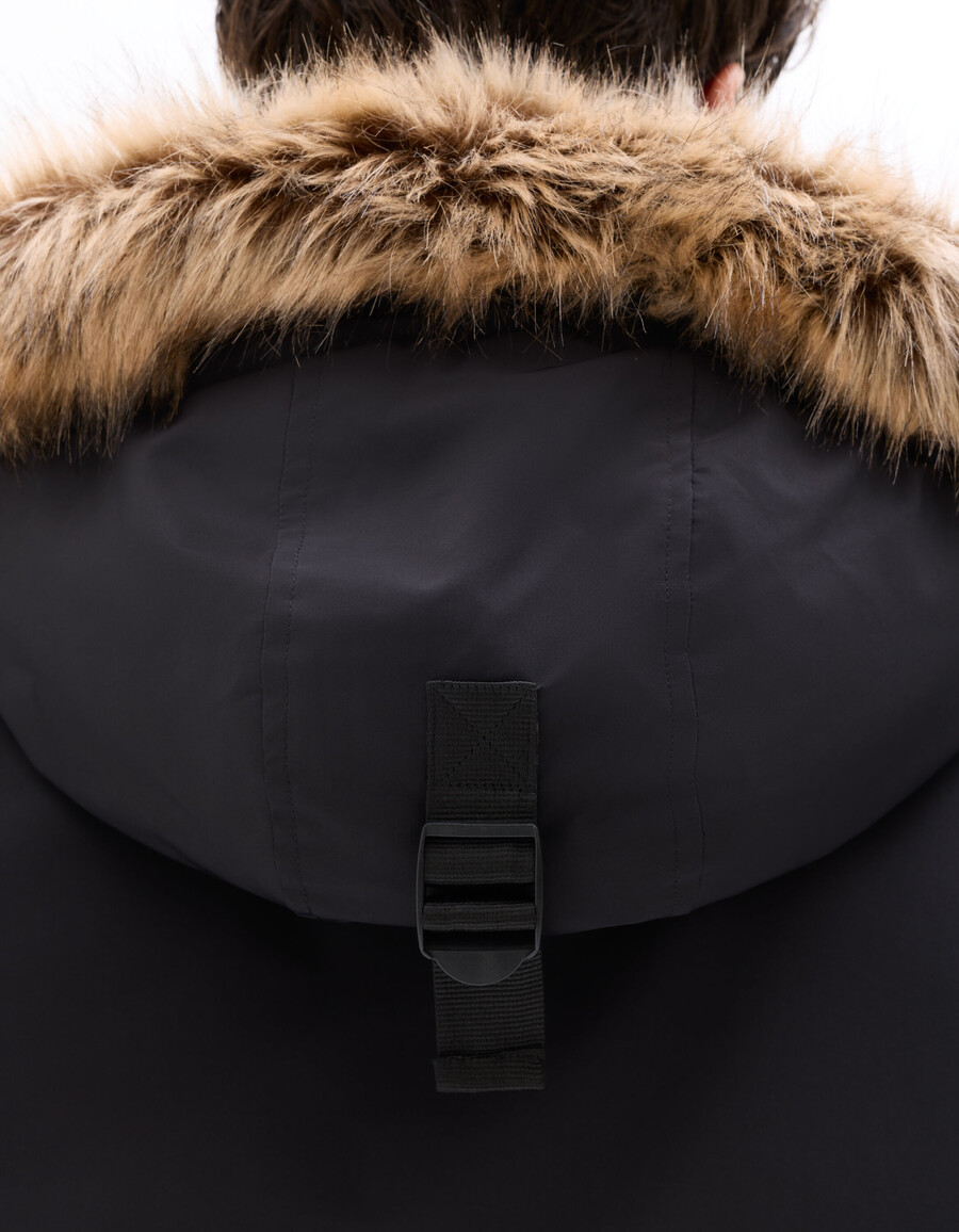 chaqueta con capucha para clima frío extremo dualtech down and feather