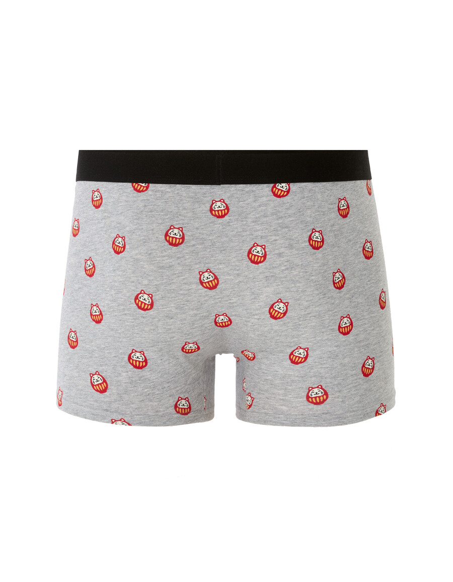 calzoncillos bóxer con estampado de gato de la suerte