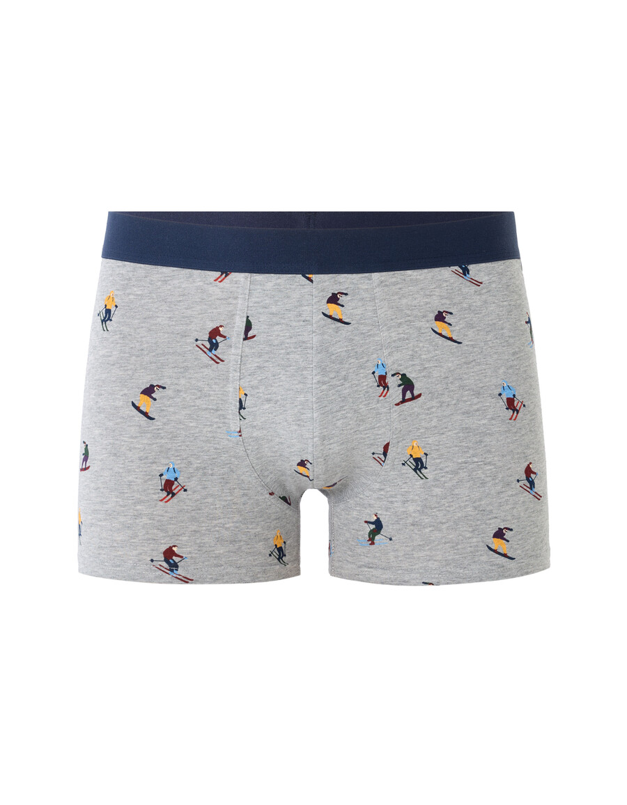 calzoncillos bóxer con estampado de esquí