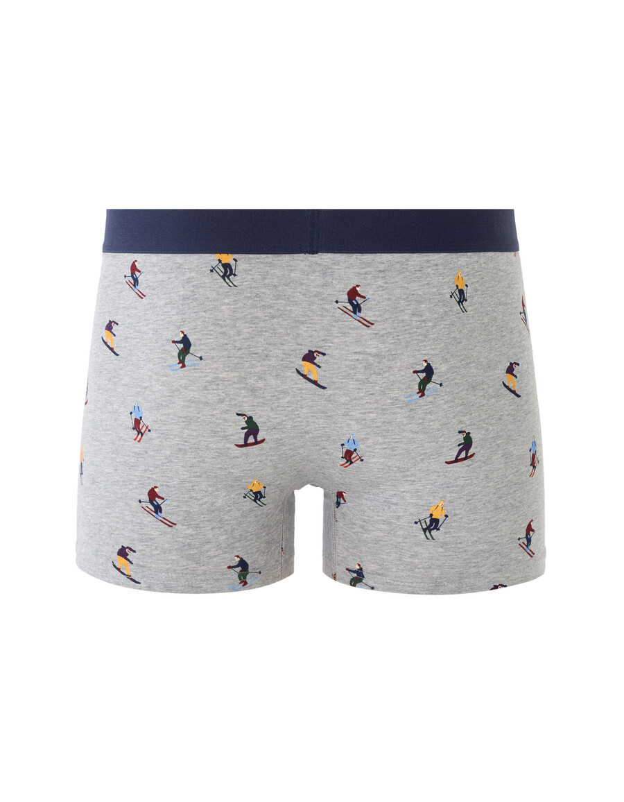 calzoncillos bóxer con estampado de esquí