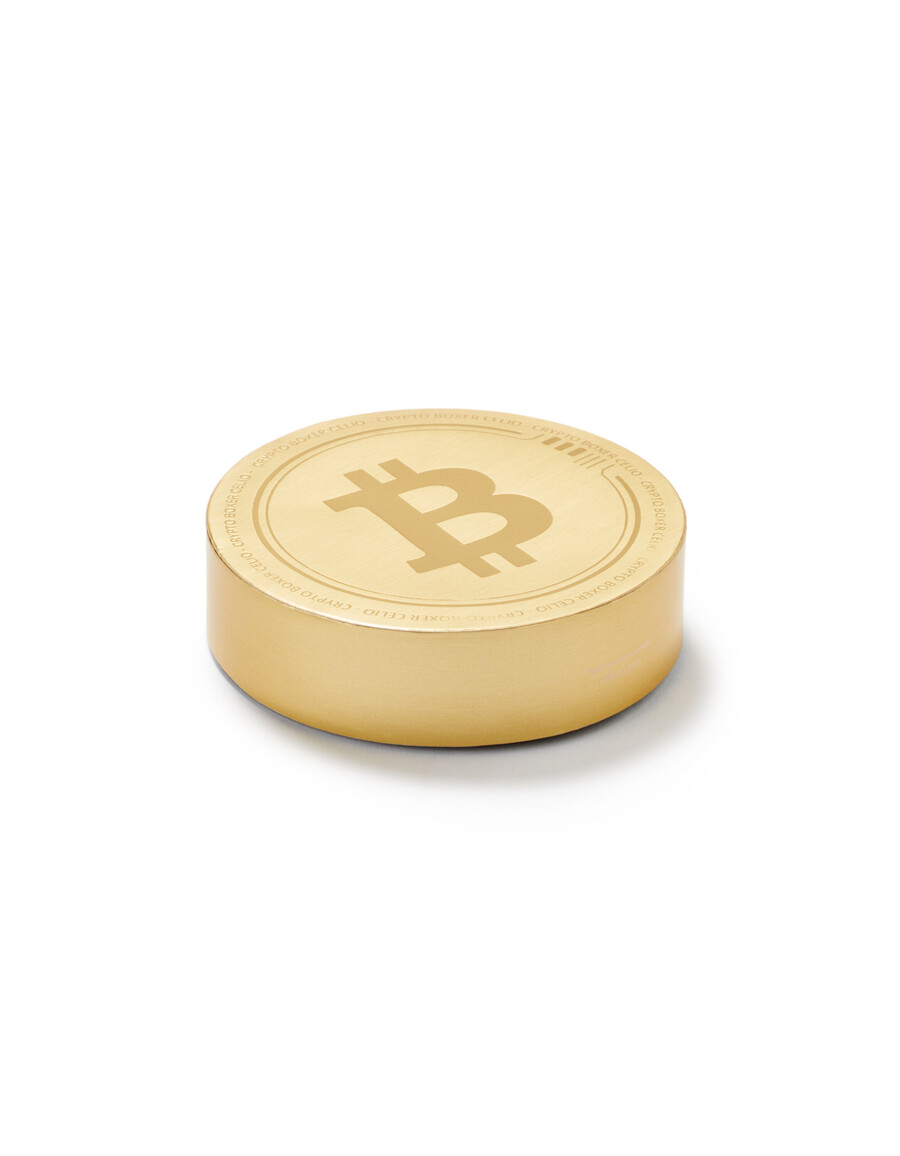 set de regalo navideño de bitcoin en forma de bóxer