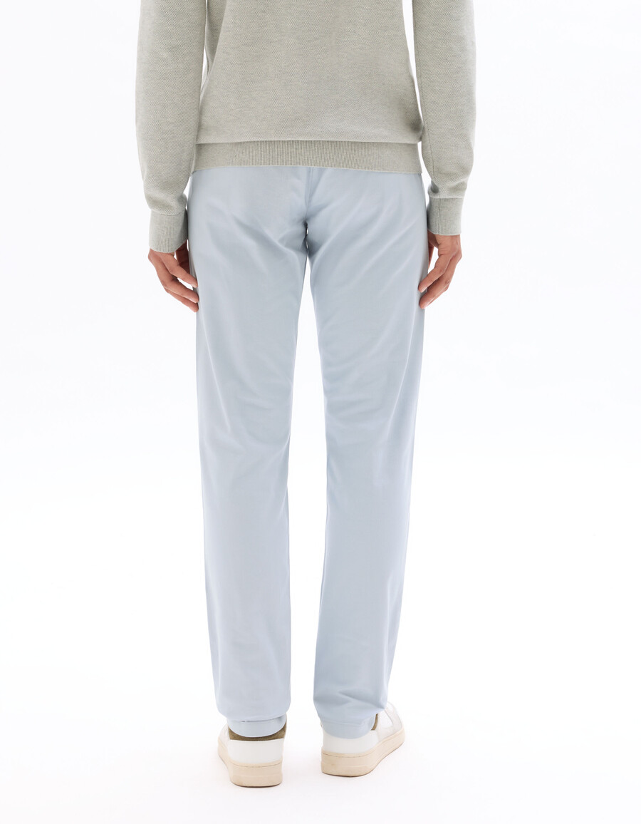pantalones chinos ajustados de algodón elástico