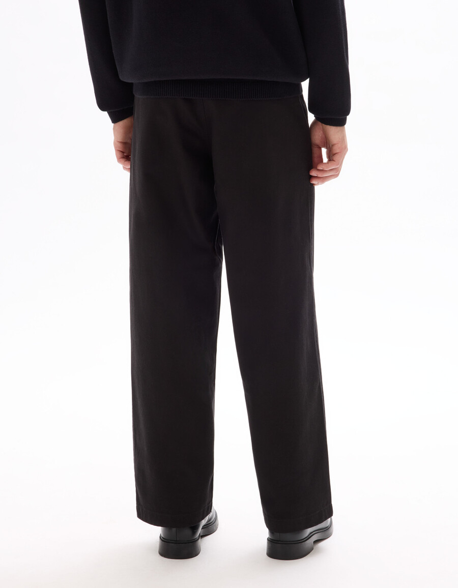 pantalones chinos holgados 100 algodón