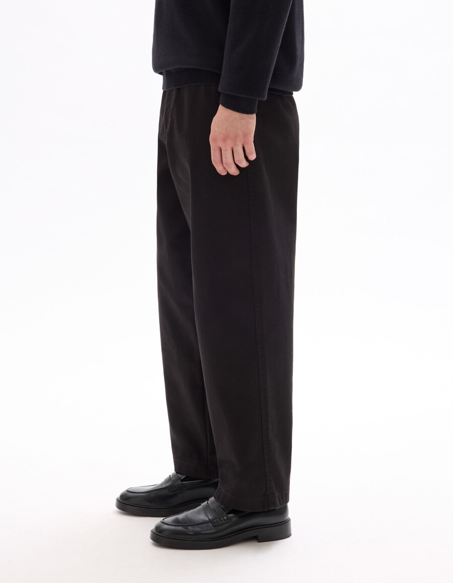 pantalones chinos holgados 100 algodón