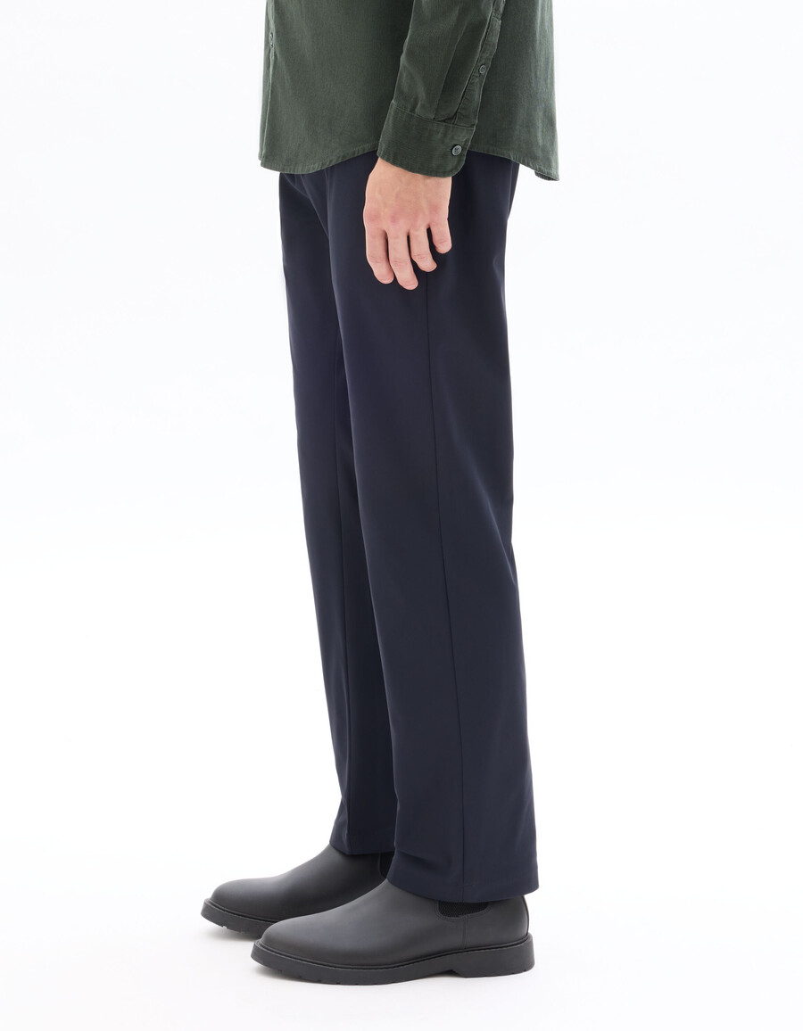 pantalones chinos de punto técnico elástico