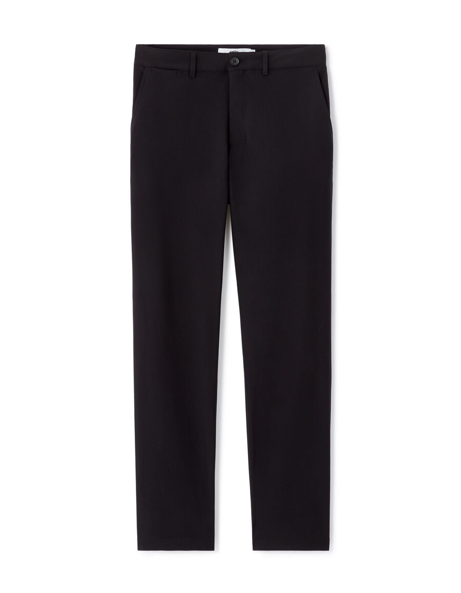 pantalones chinos de punto técnico elástico