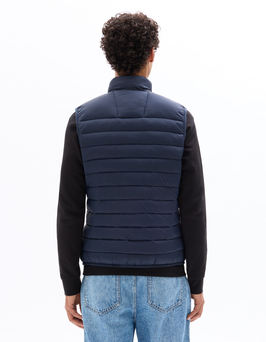 chaqueta ligera de plumón sin mangas