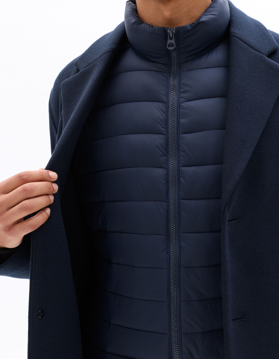 chaqueta ligera de plumón sin mangas