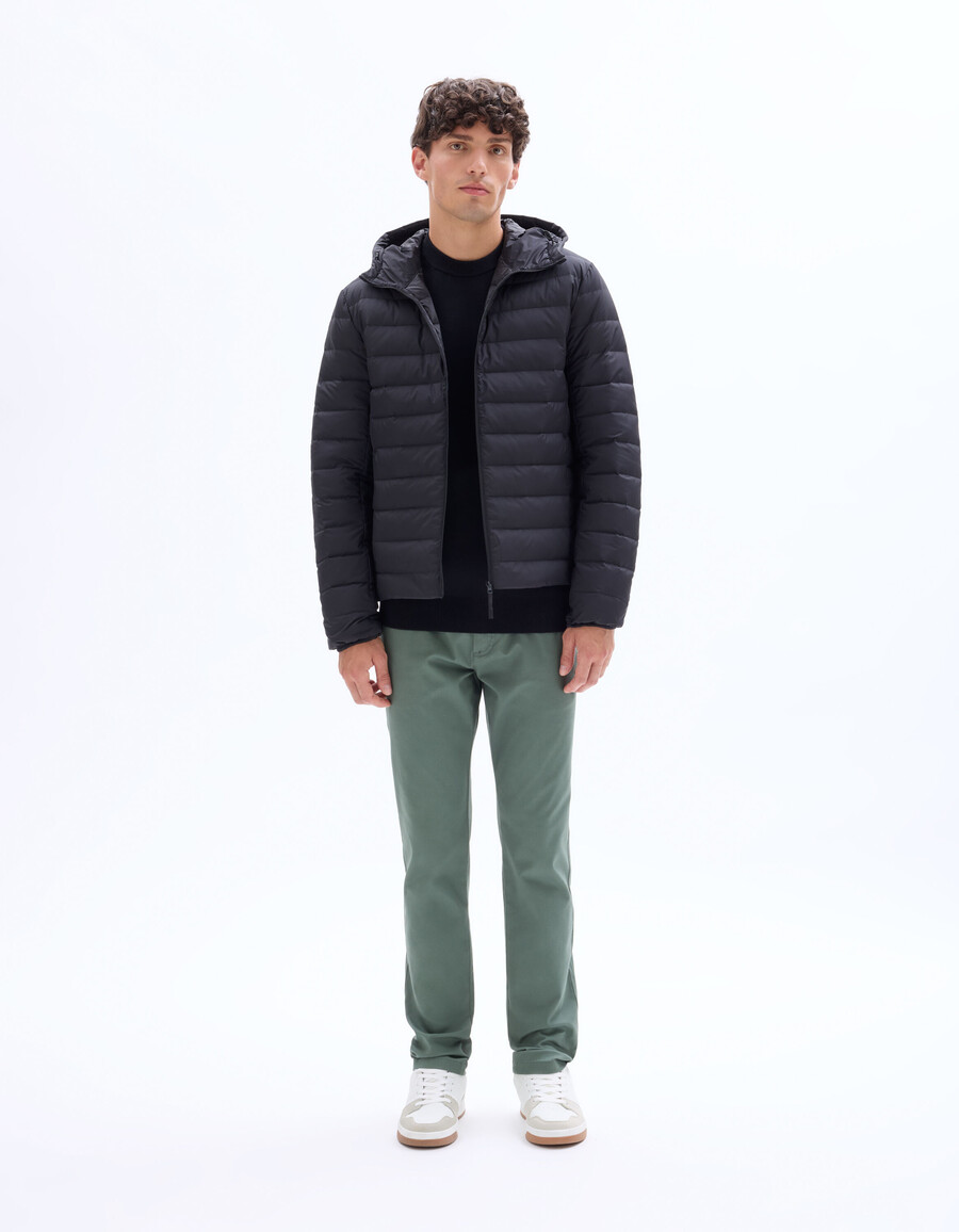 chaqueta ligera de plumón con capucha downwarm