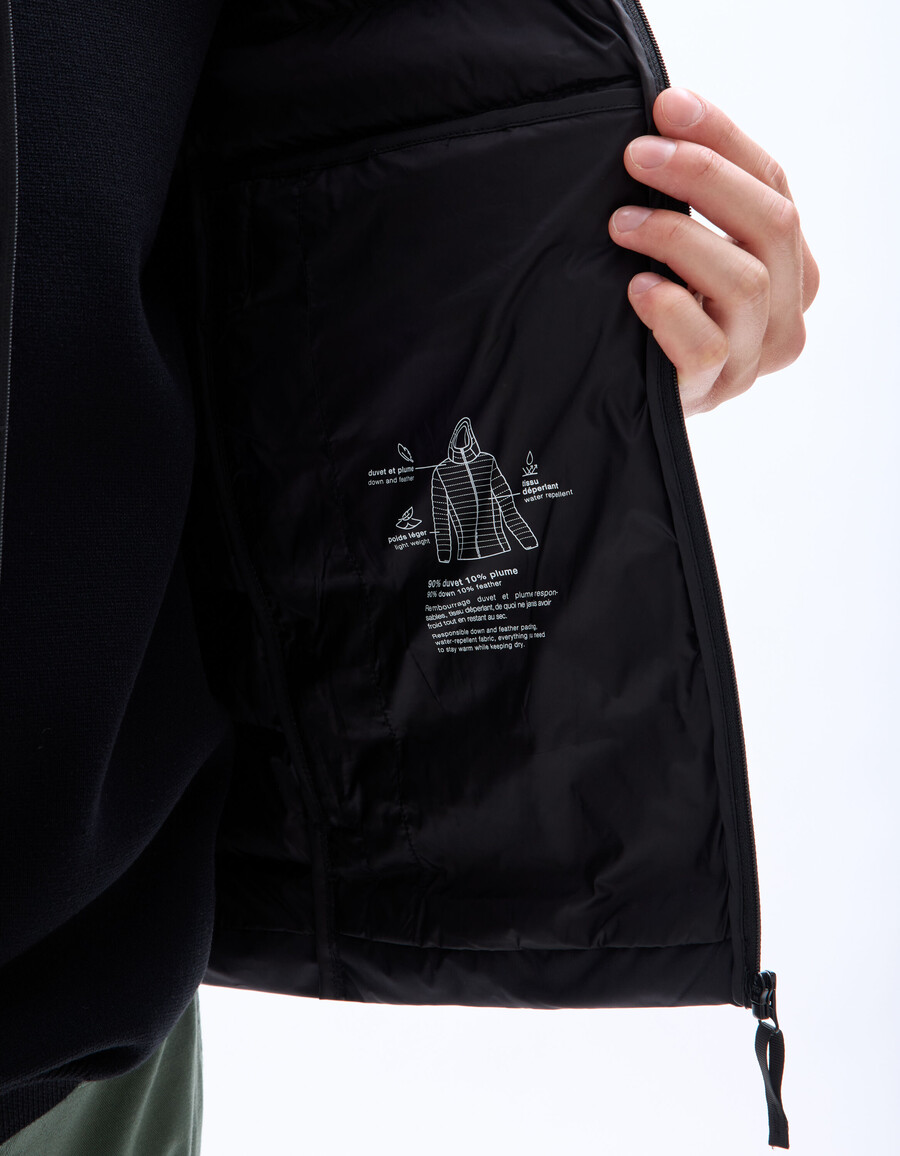 chaqueta ligera de plumón con capucha downwarm