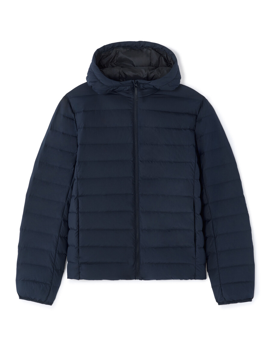 chaqueta ligera de plumón con capucha downwarm