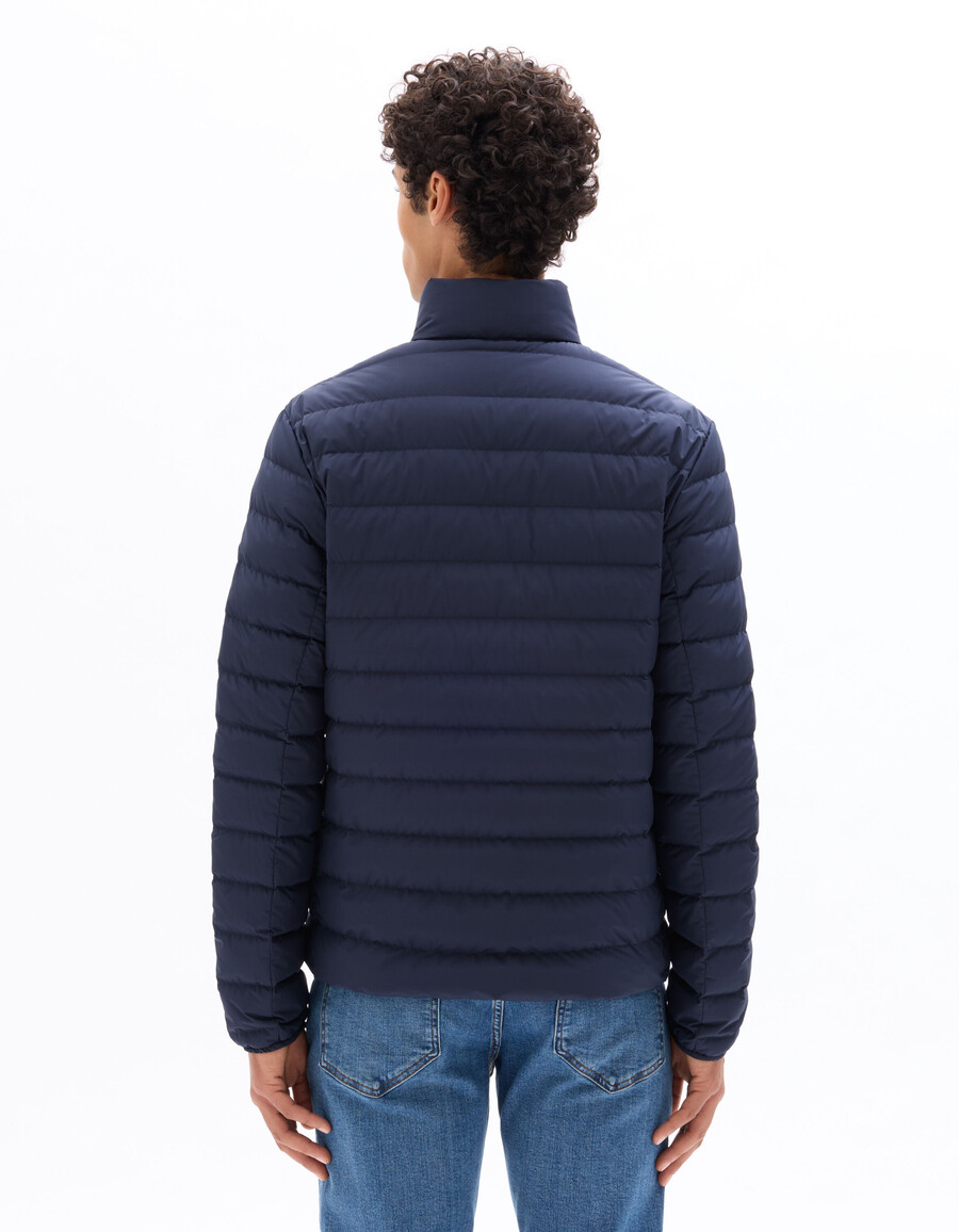 chaqueta ligera de plumón downwarm con mangas largas y cuello alto 90 plumón 10 plumas.