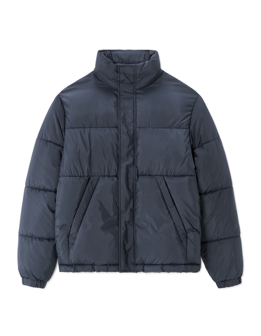 chaqueta acolchada cálida airwarm con cuello alto