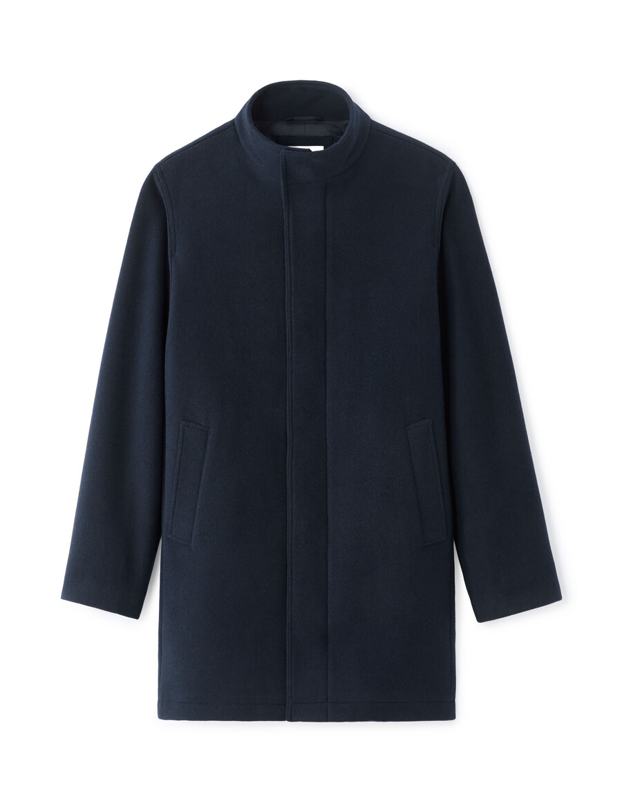 abrigo de cuello alto premium