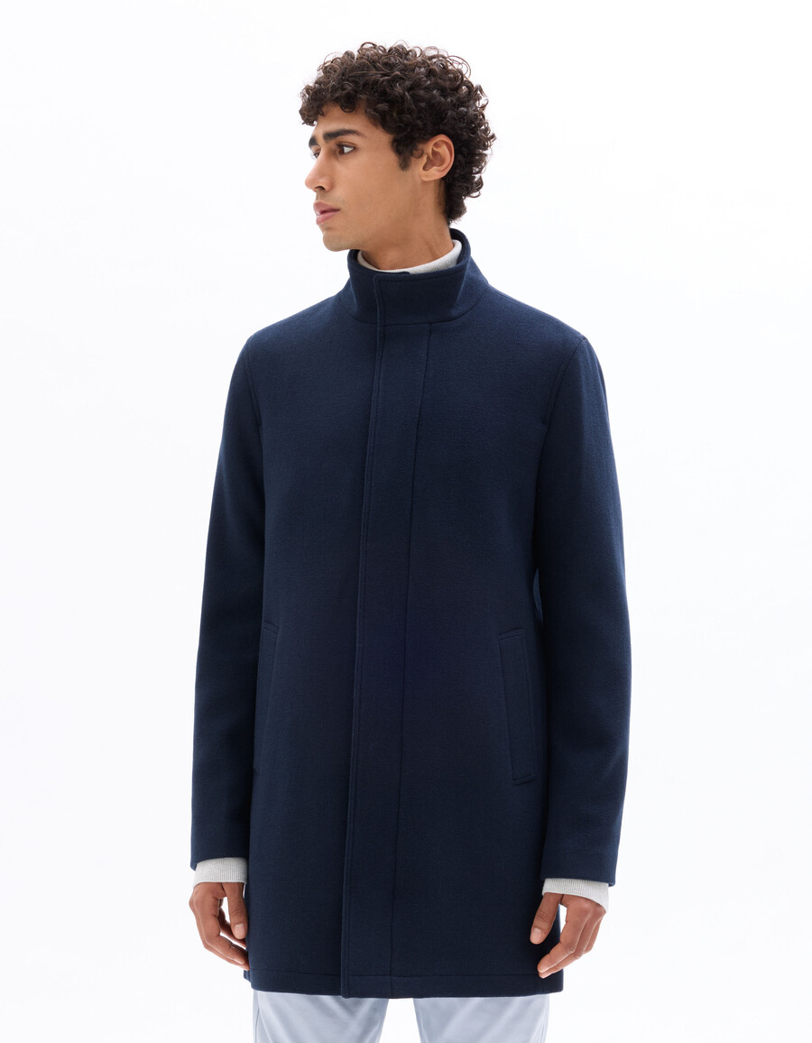 abrigo de cuello alto premium