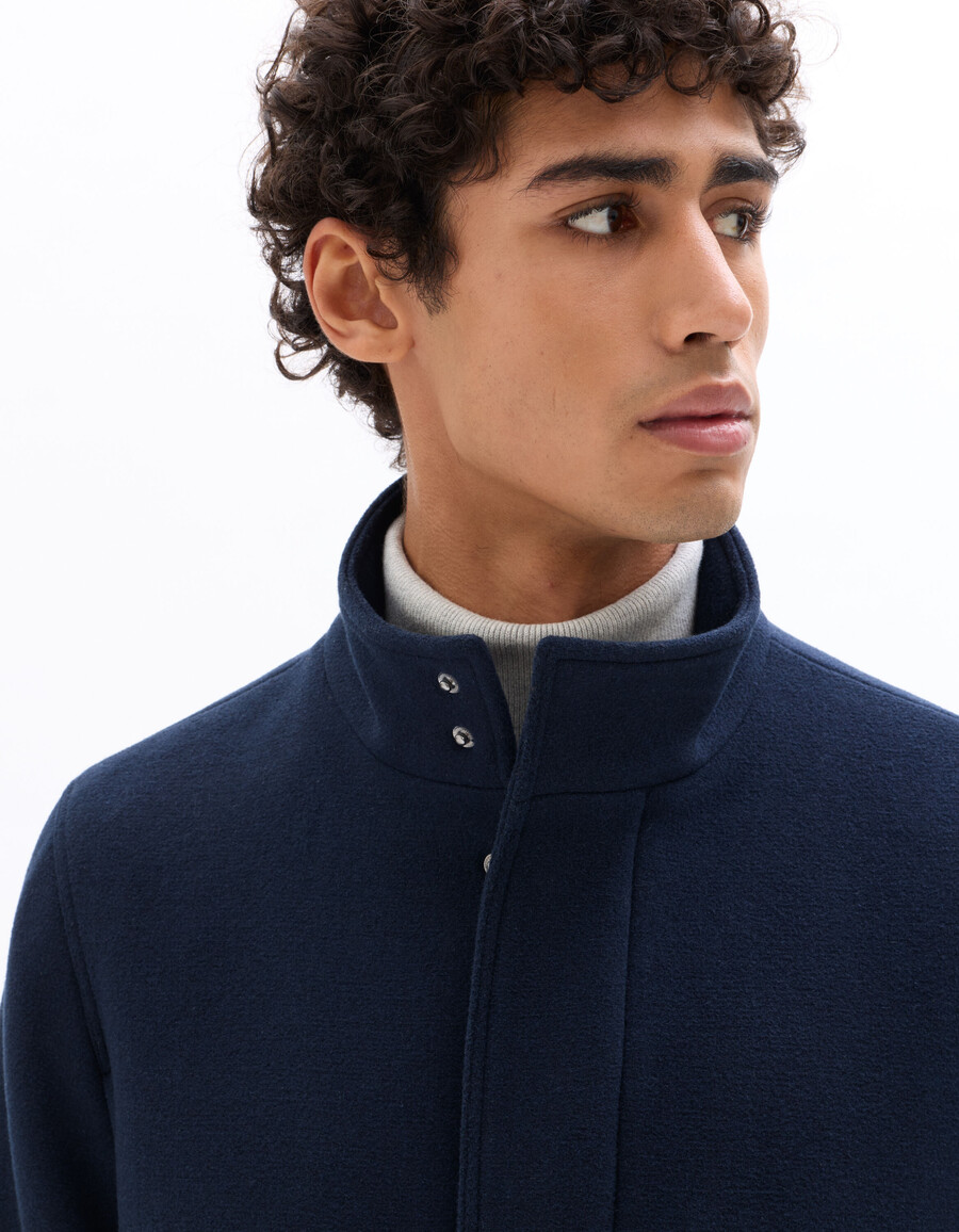 abrigo de cuello alto premium