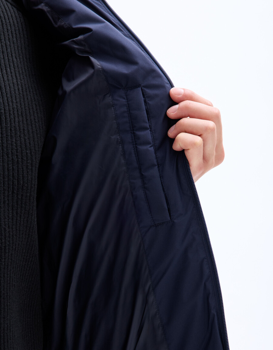 chaqueta acolchada downwarm sin costuras 90 plumón 10 plumas