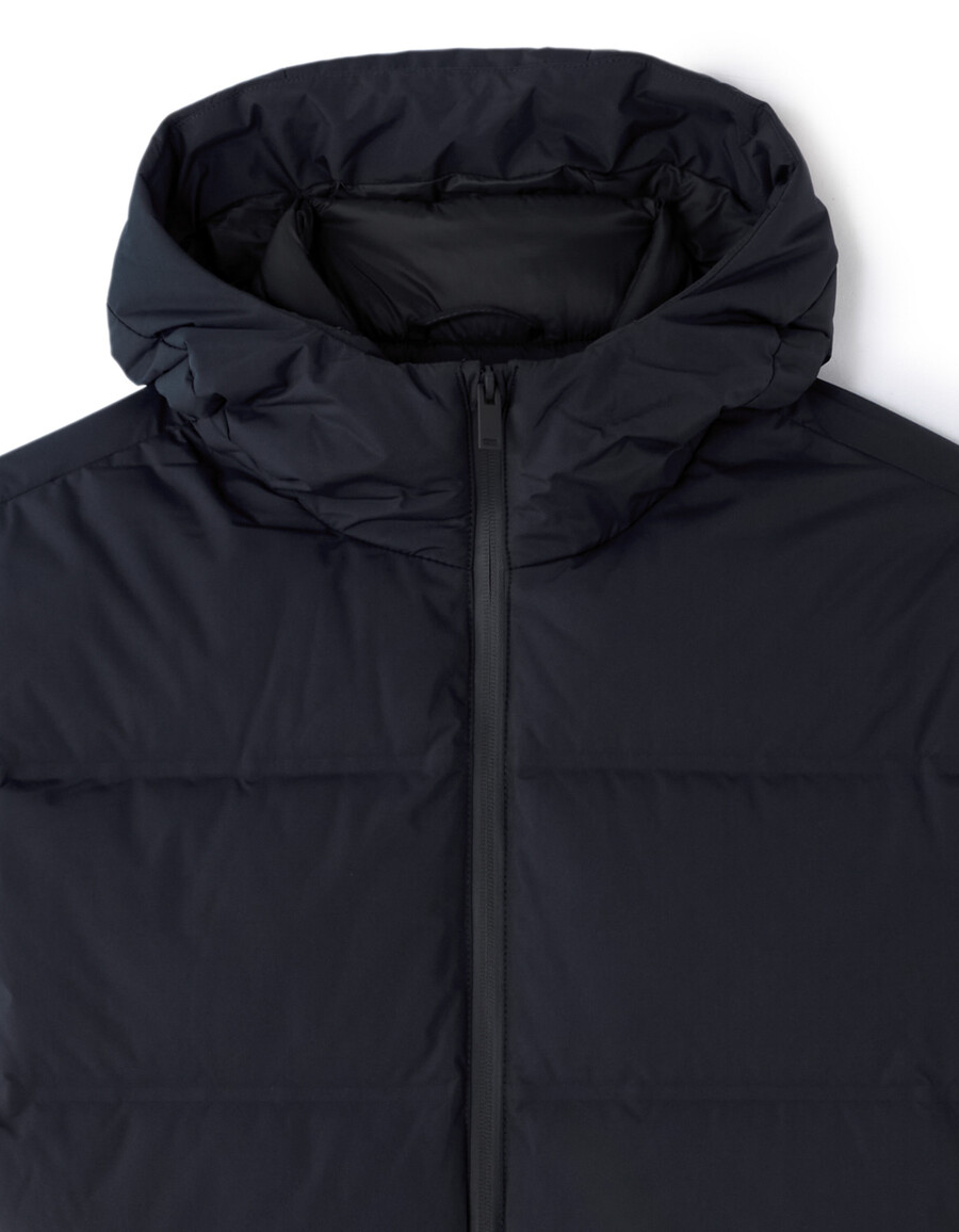 chaqueta acolchada downwarm sin costuras 90 plumón 10 plumas