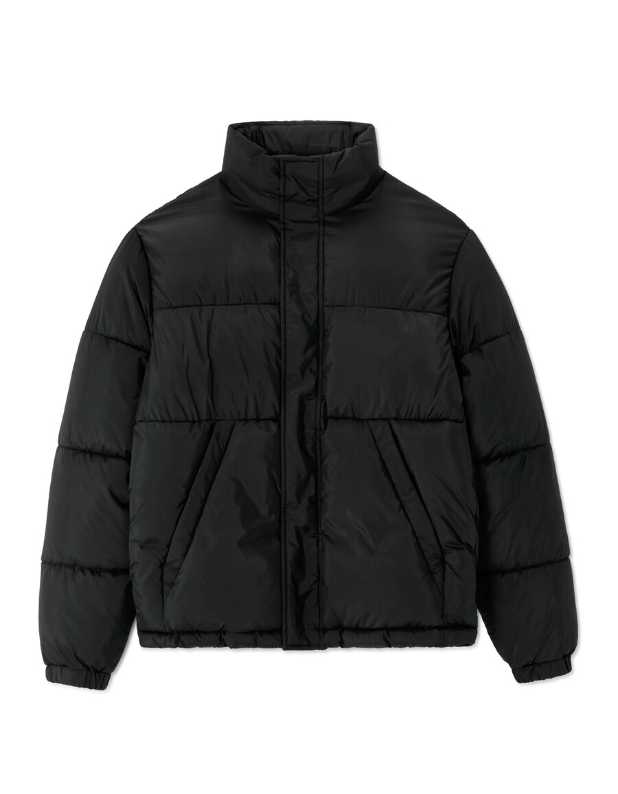 chaqueta acolchada cálida airwarm con cuello alto