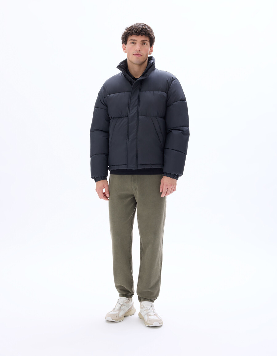 chaqueta acolchada cálida airwarm con cuello alto