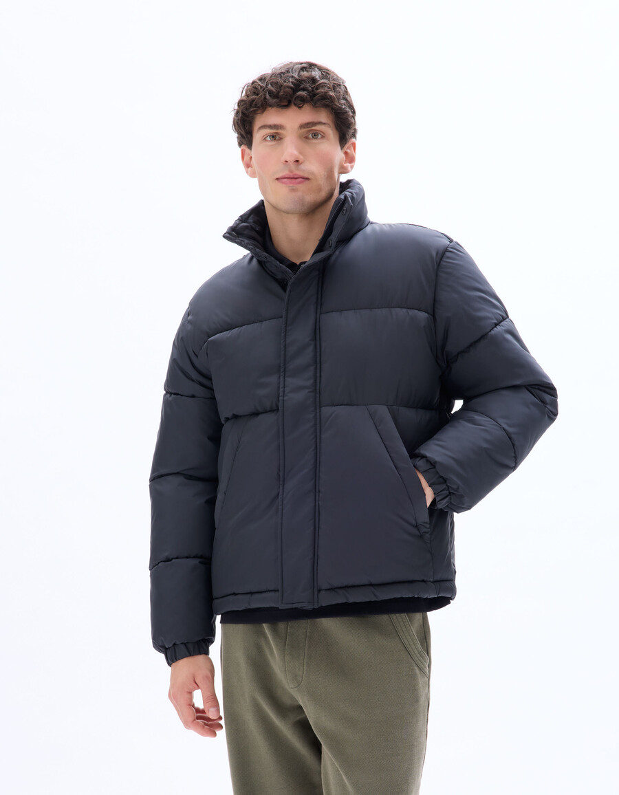 chaqueta acolchada cálida airwarm con cuello alto