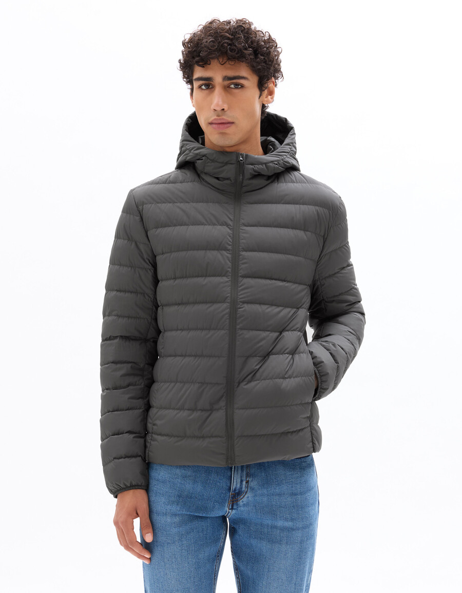 chaqueta ligera de plumón con capucha downwarm