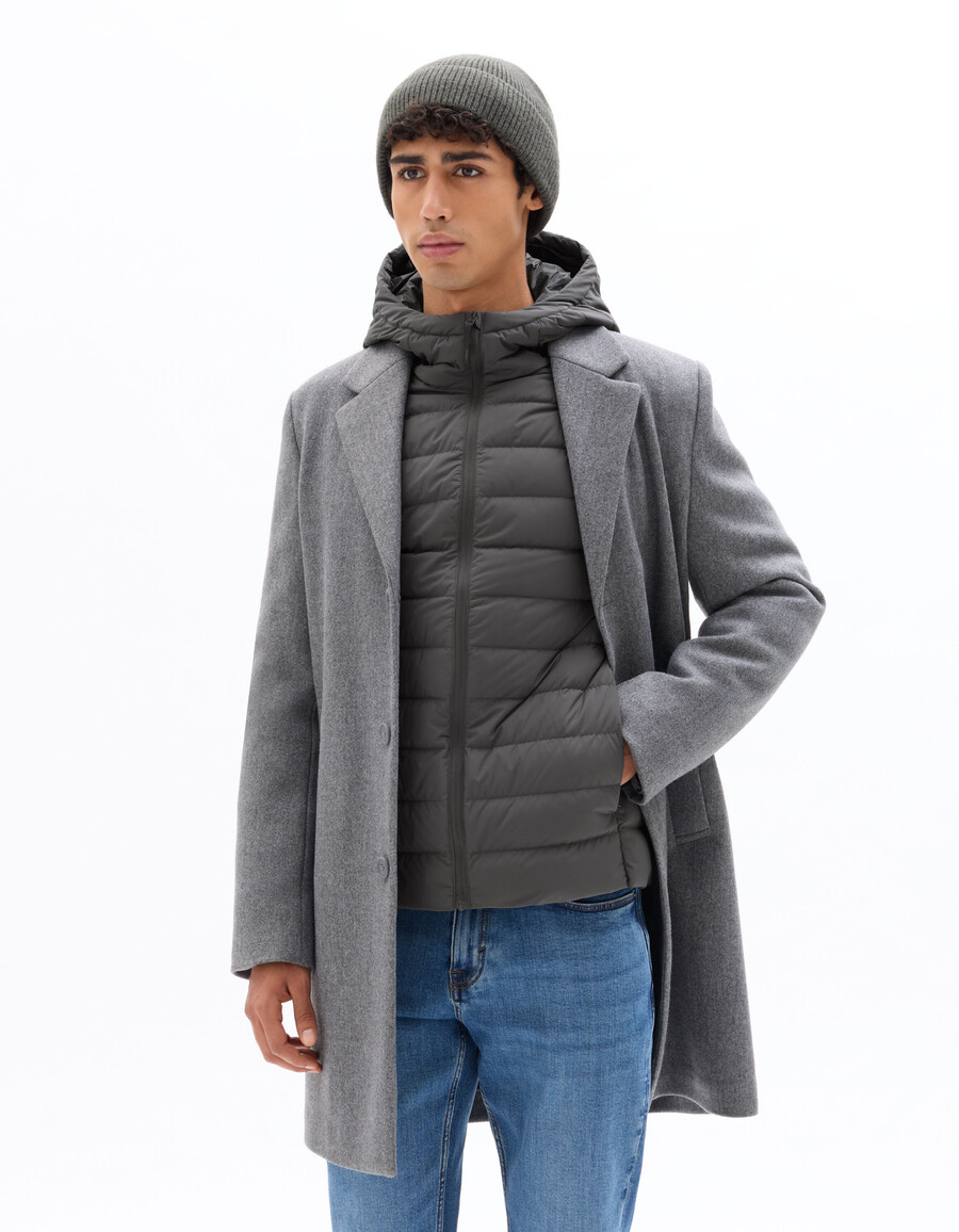 chaqueta ligera de plumón con capucha downwarm