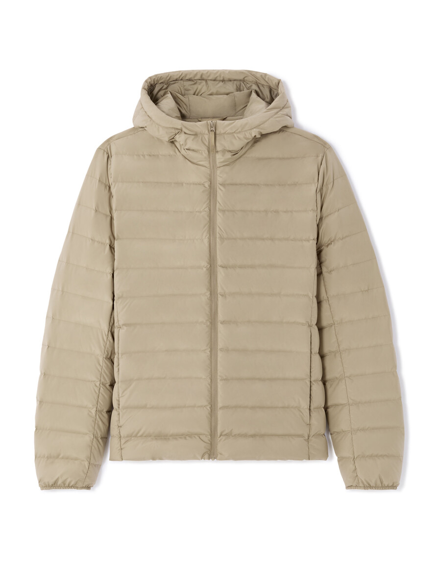 chaqueta ligera de plumón con capucha downwarm