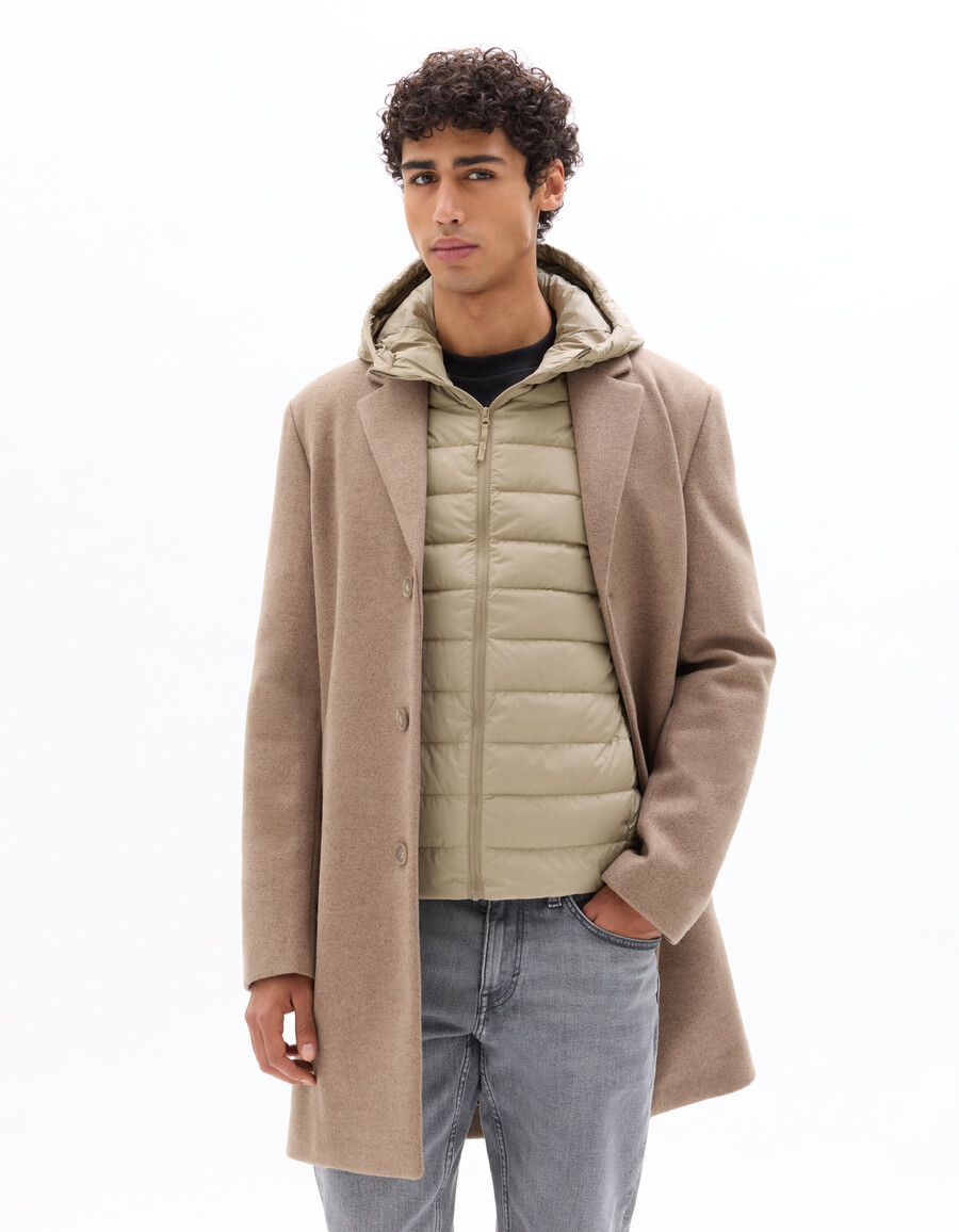chaqueta ligera de plumón con capucha downwarm