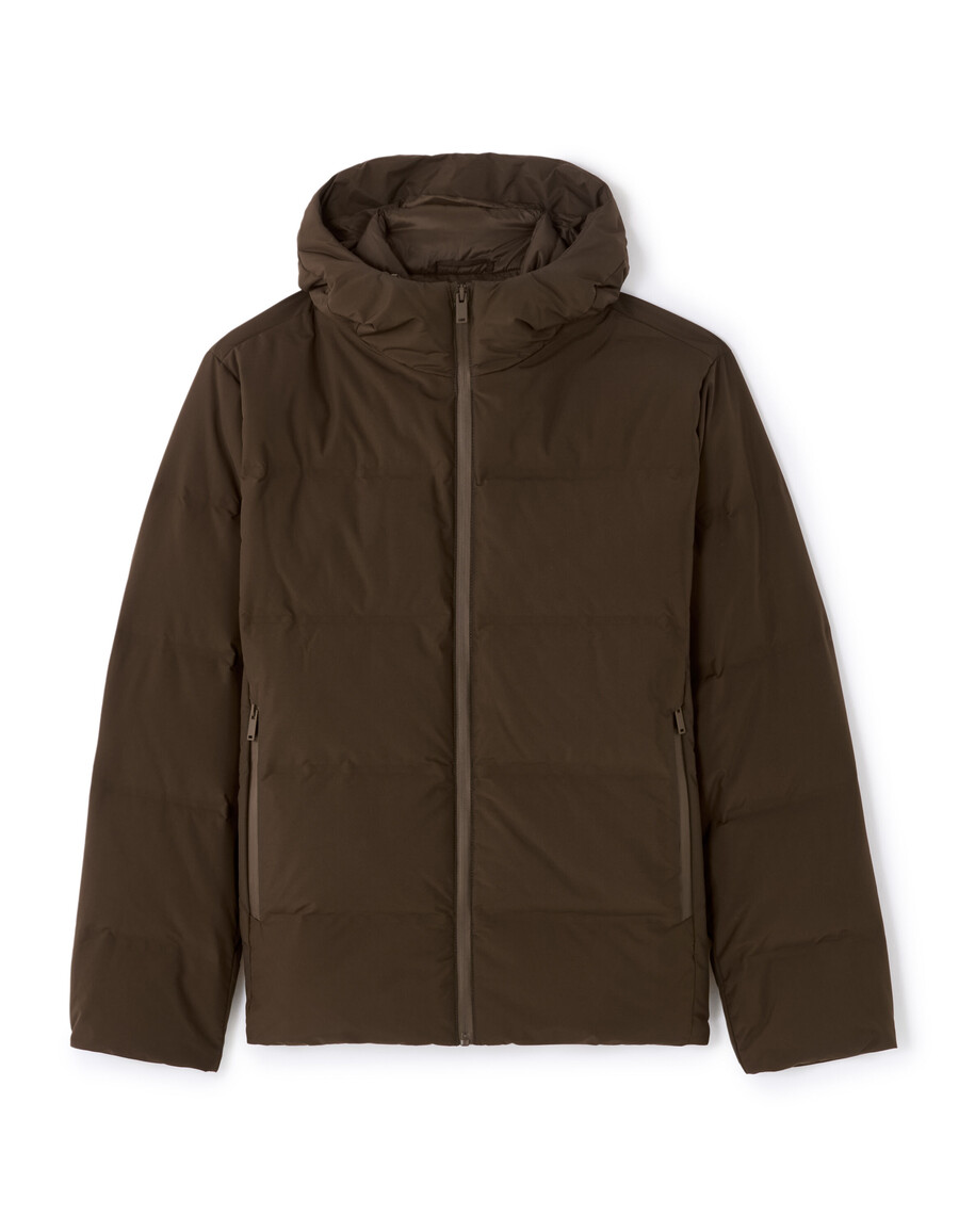 chaqueta acolchada downwarm sin costuras 90 plumón 10 plumas