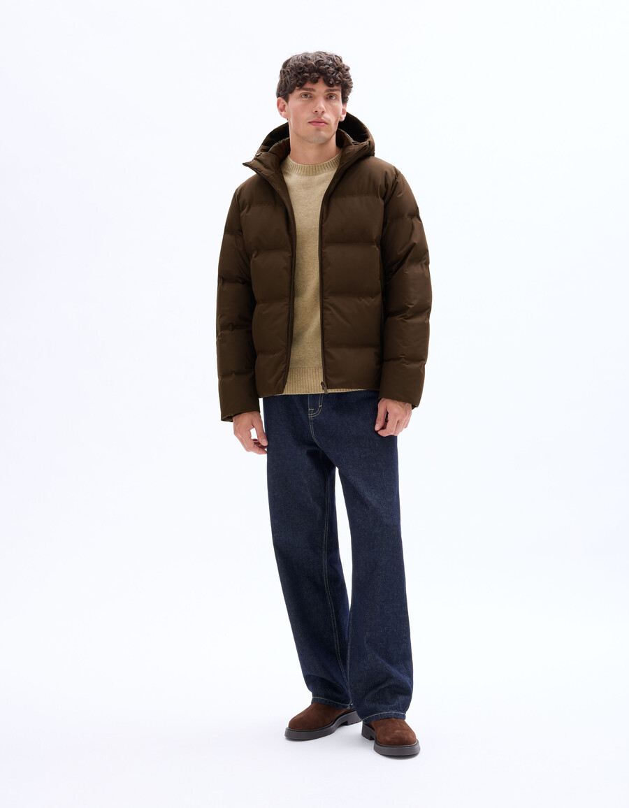 chaqueta acolchada downwarm sin costuras 90 plumón 10 plumas