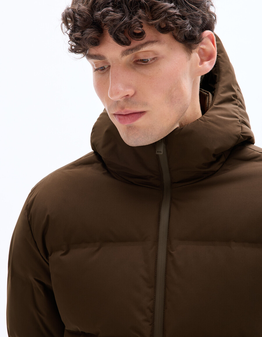 chaqueta acolchada downwarm sin costuras 90 plumón 10 plumas