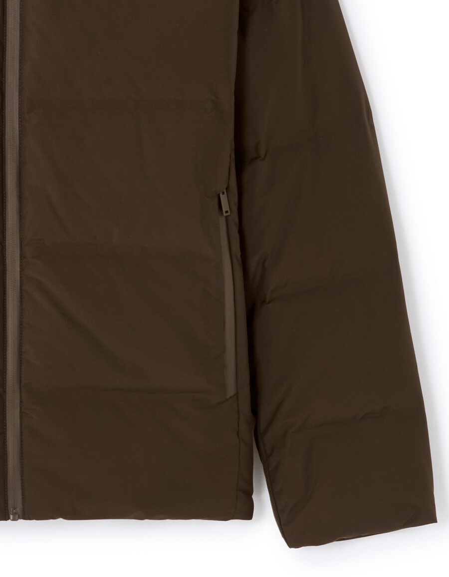 chaqueta acolchada downwarm sin costuras 90 plumón 10 plumas