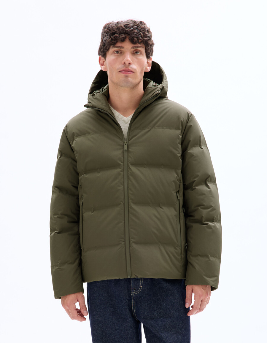 chaqueta acolchada downwarm sin costuras 90 plumón 10 plumas