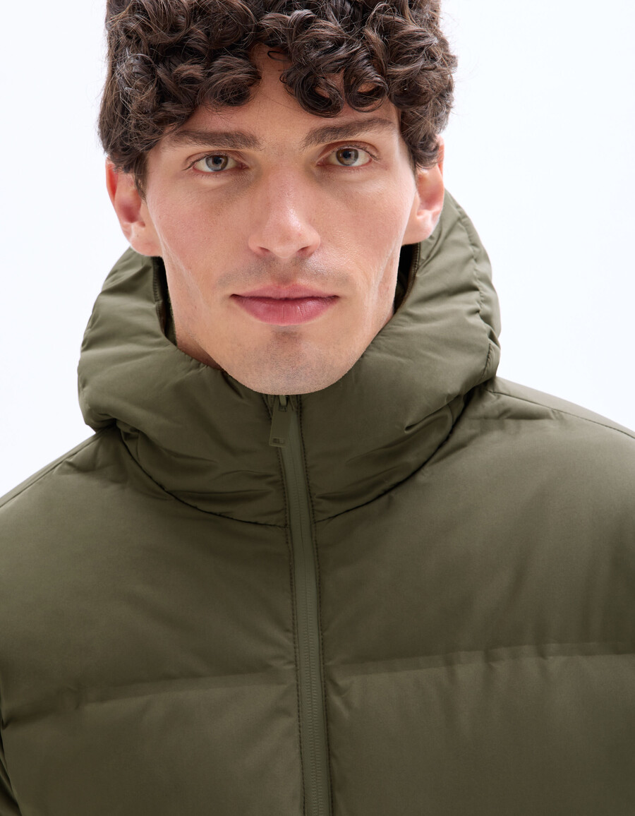 chaqueta acolchada downwarm sin costuras 90 plumón 10 plumas