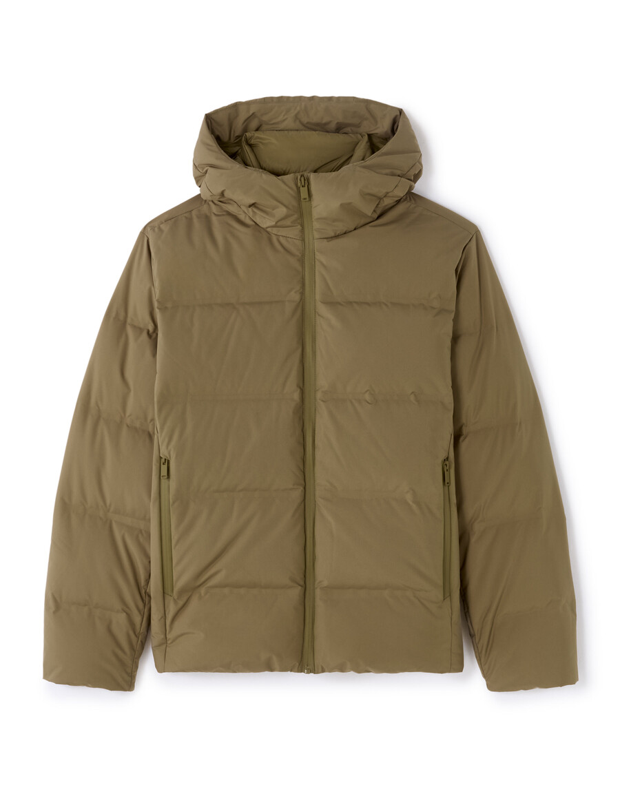 chaqueta acolchada downwarm sin costuras 90 plumón 10 plumas
