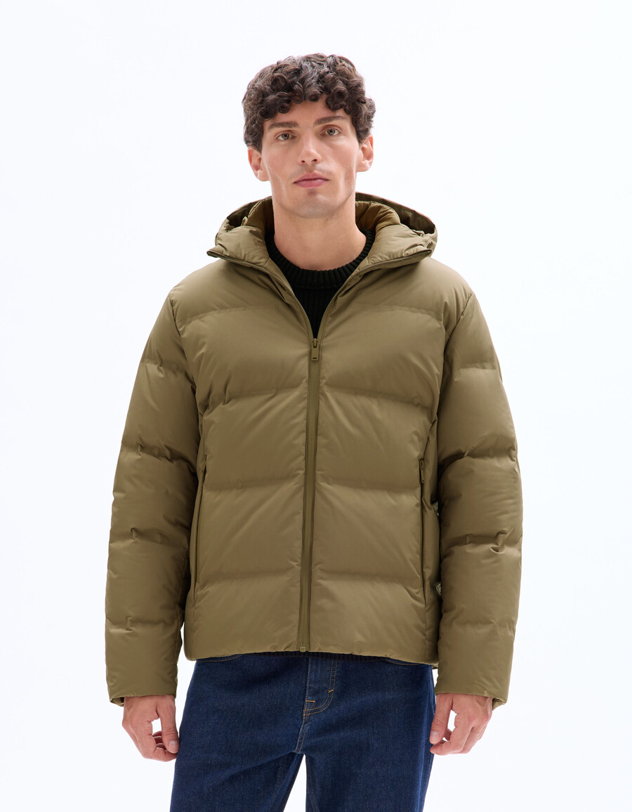 chaqueta acolchada downwarm sin costuras 90 plumón 10 plumas