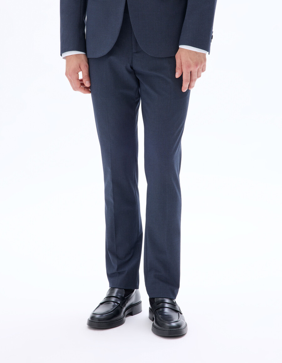 pantalones de traje slim bi-stretch
