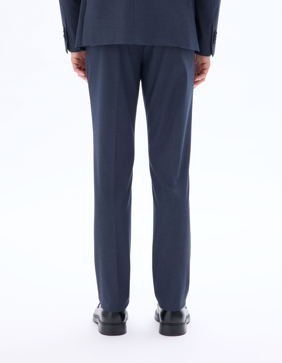 pantalones de traje slim bi-stretch
